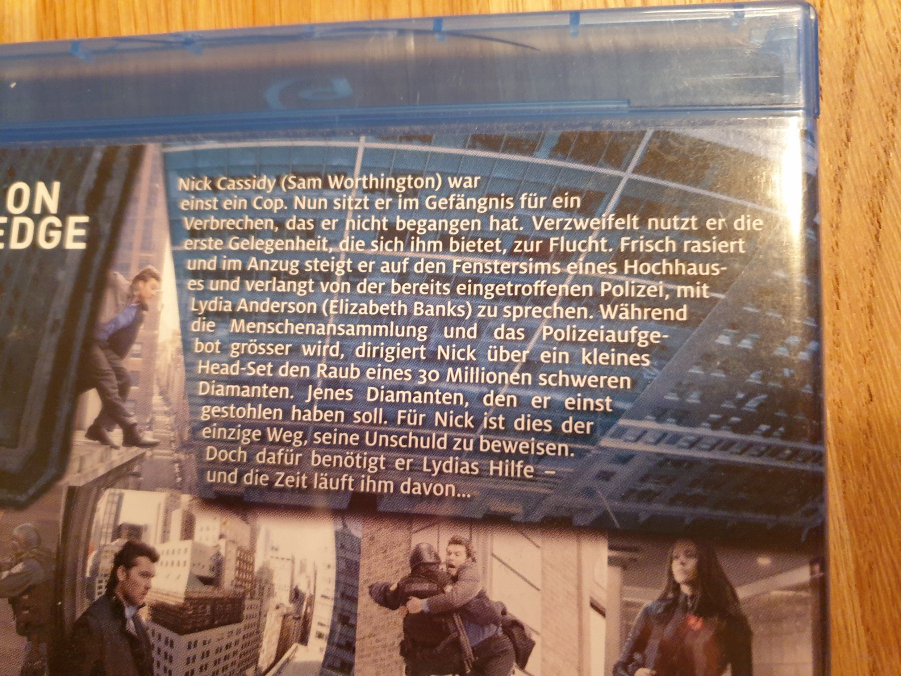 Alle DVDs: Man on a ledge – Gebraucht aus Moosseedorf von Feinbein 1