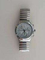 Swatch Chrono Edelstahl mit Datumsanzeige