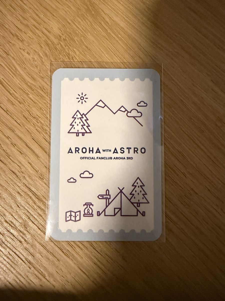 Carte collezionabili: ASTRO Official Fanclub AROHA 3rd -Moonbin – Nuovo e nell'imballaggio originale da Castel San Pietro venduto da NaBi-7 1