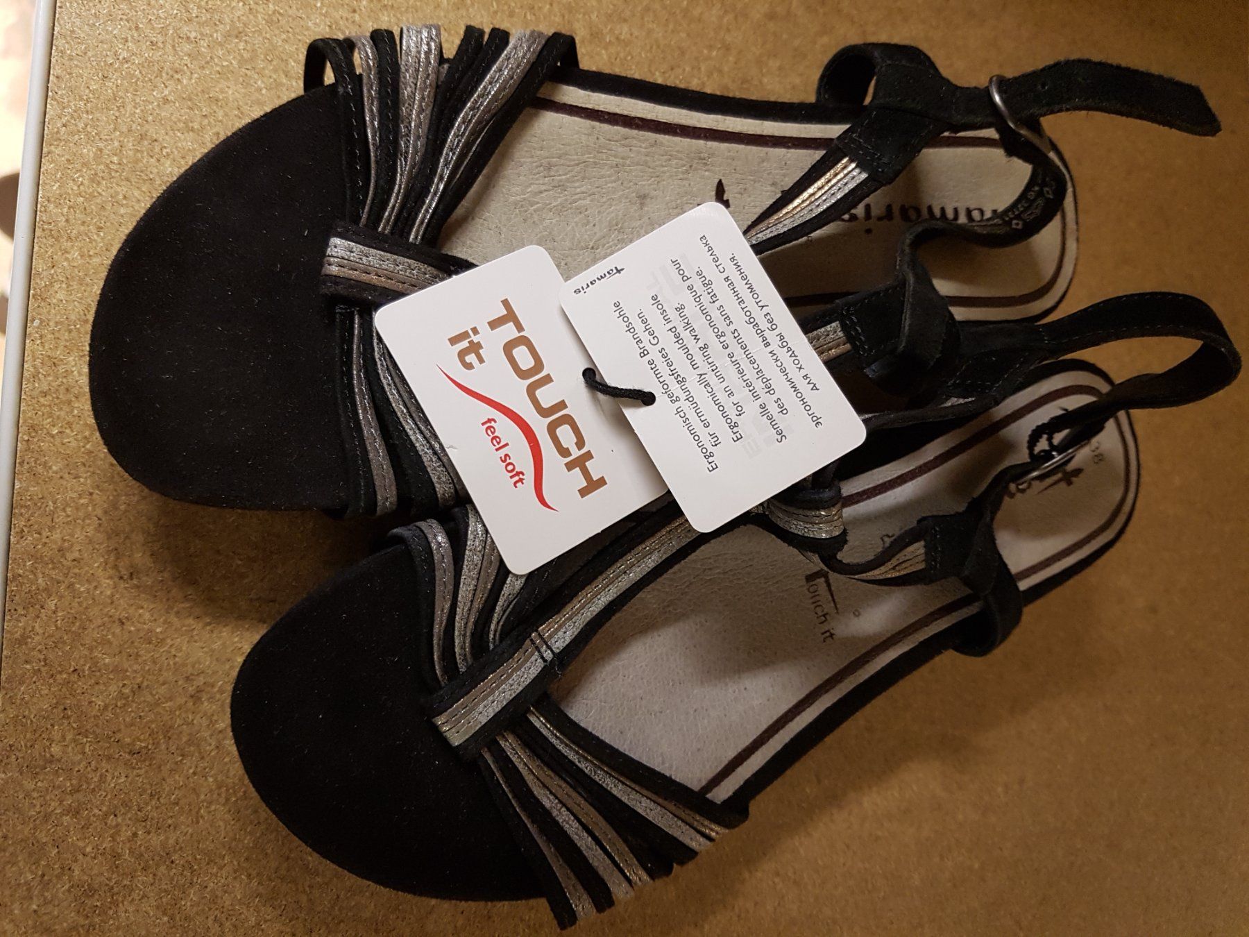 Tamaris Damenschuhe: TAMARIS Keilabsatz Sandalen mit Riemchen Gr. 38 – Neu (gemäss Beschreibung) aus Seuzach von VT-Collections1 2