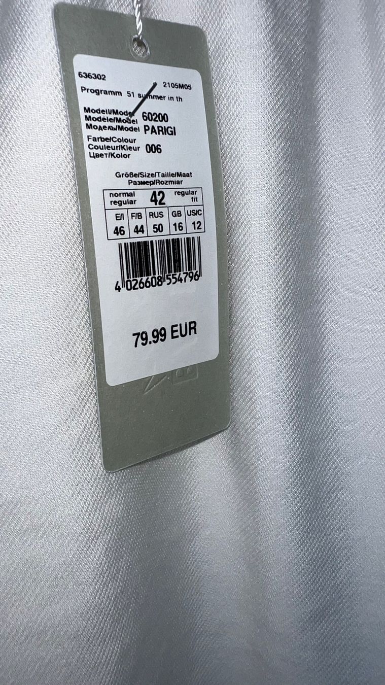 Jeans: Jeans Chino weiss BIANCA 42 neu – Nuovo (secondo la descrizione) da Dornach venduto da samuti 3