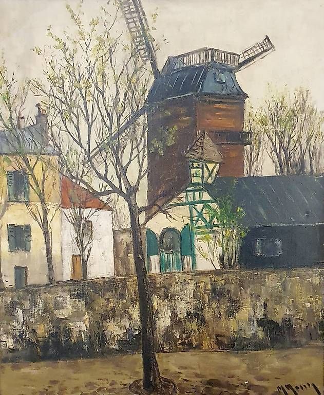 Dipinti: Antoine Blanchard alias M. Masson / Moulin Galette – Usato da Erde venduto da zakleblanc 3