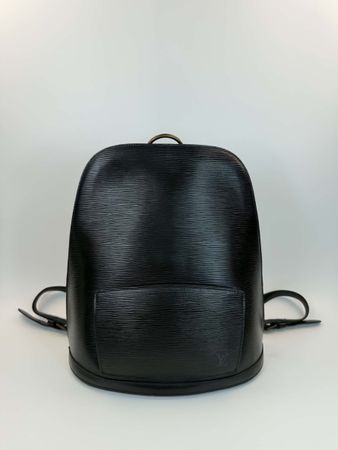 Louis Vuitton Gobelins aus schwarzem Epi-Leder