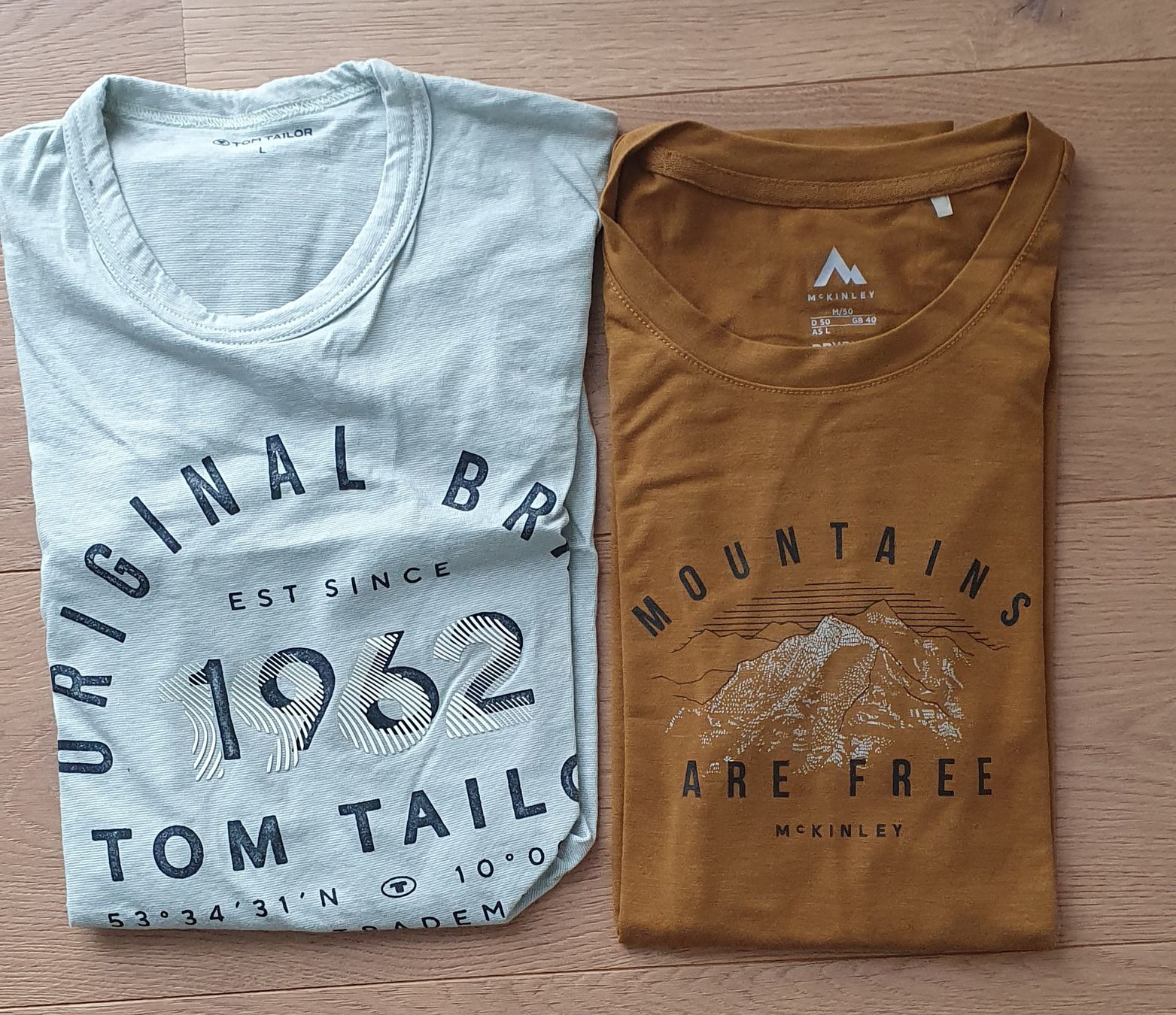 T-shirt: 2 Marken T-Shirt Gr L – Usato da Möriken AG venduto da mar_p8vr