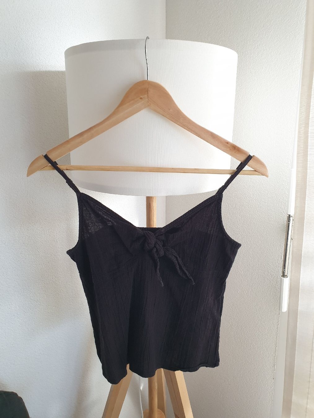Tops: Summer Top Black Tie-Front – Neu (gemäss Beschreibung) aus Aigle von Smagbrelle18
