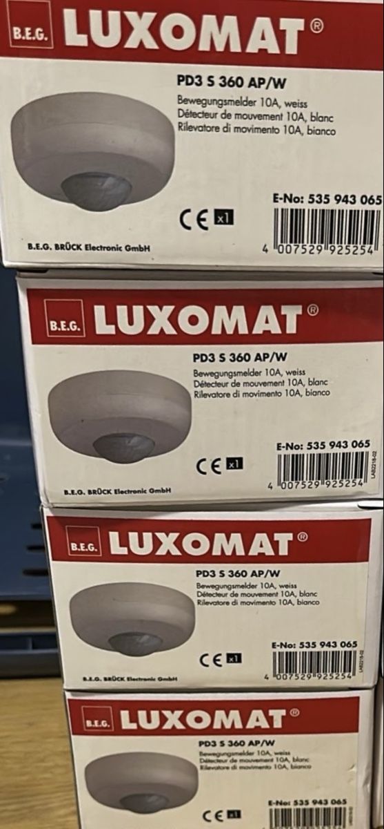 Interruttori: Bewegungsmelder Luxomat – Nuovo (secondo la descrizione) da Biel/Bienne venduto da Ebabil