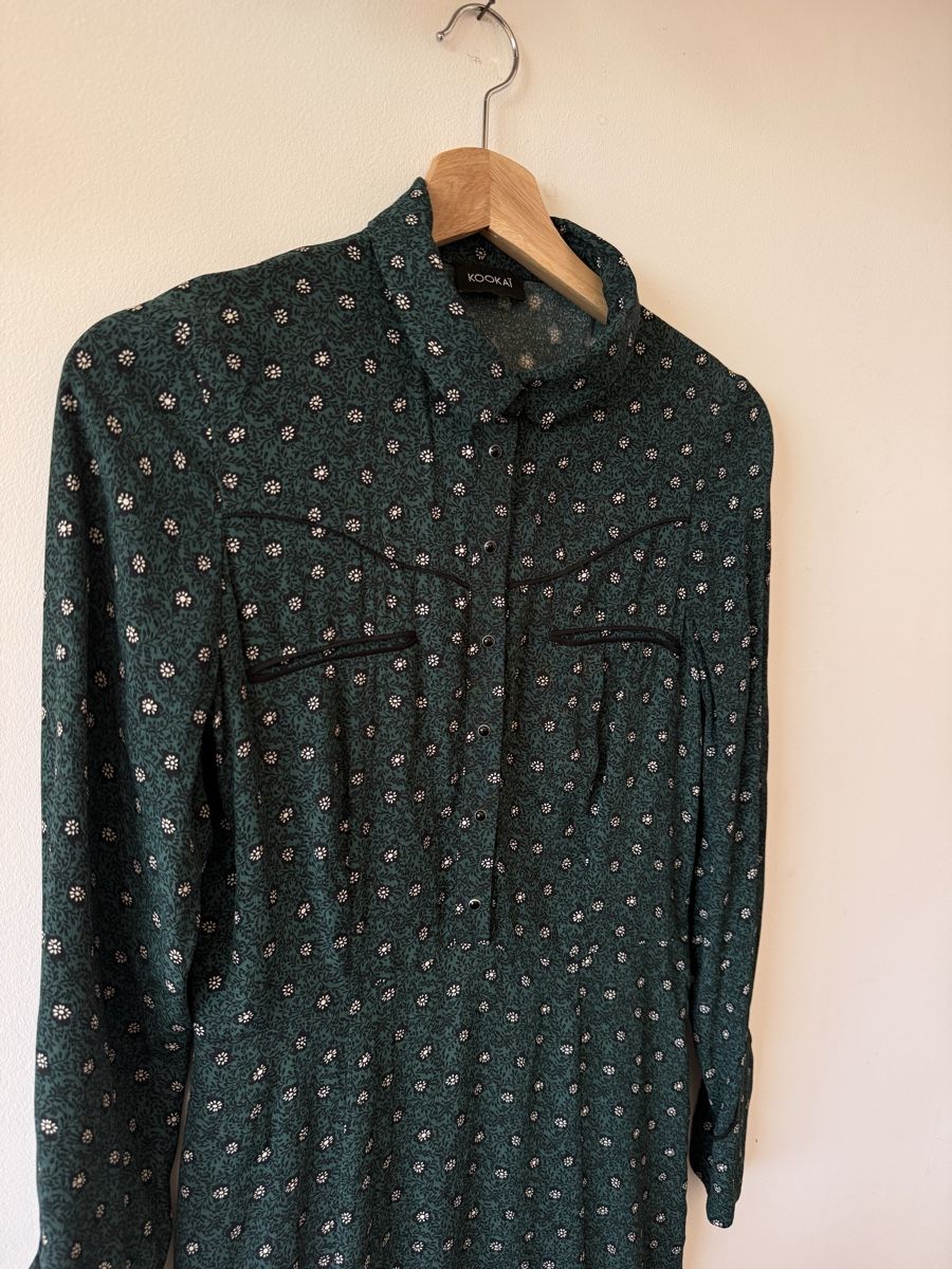 Kookai Robes: Robe Kookai imprimée verte taille 34 – D'occasion à Cormondrèche par ali_9zh5 1