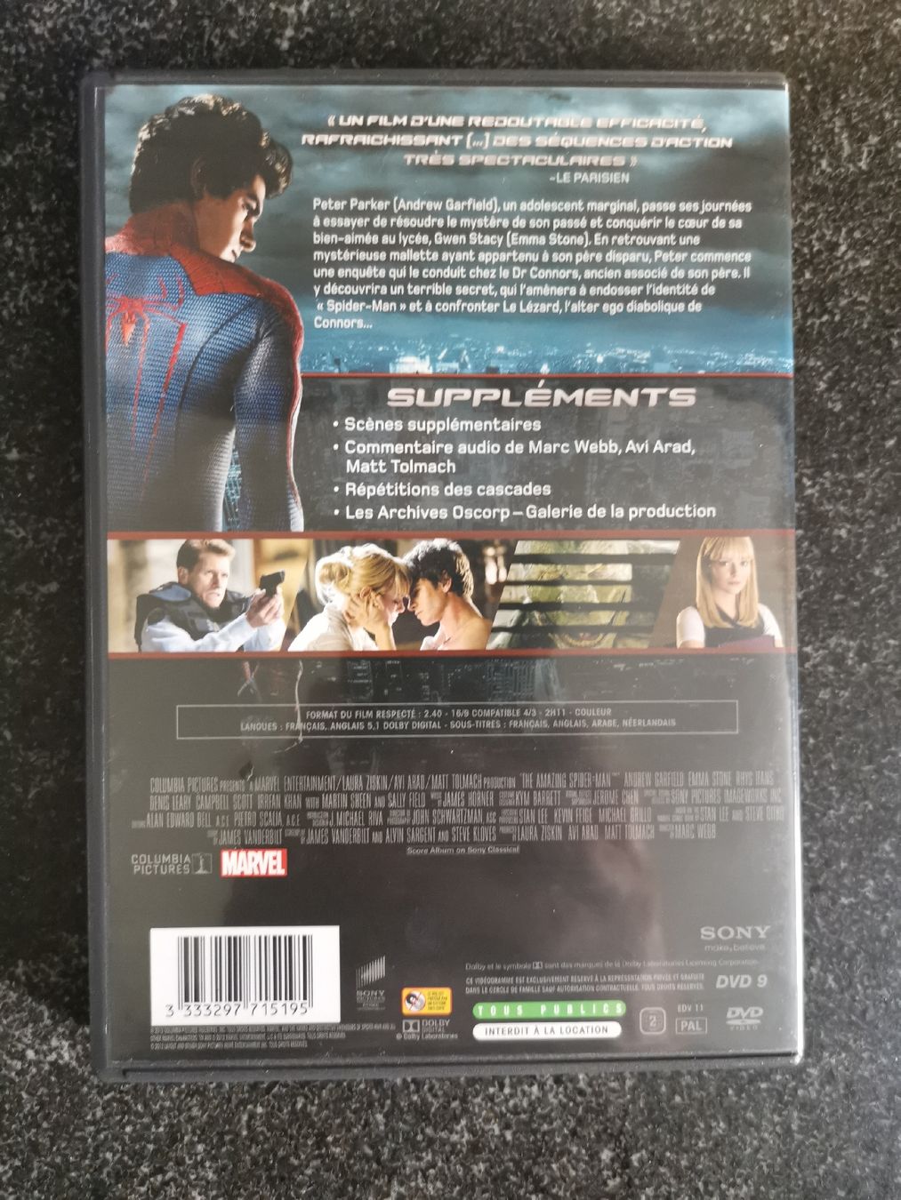 Tutti i DVDs: THE AMAZING SPIDER-MAN – Usato da Genève venduto da abba74 1