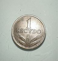 1 Escudo Portugal 1975 Portugues Escvdo