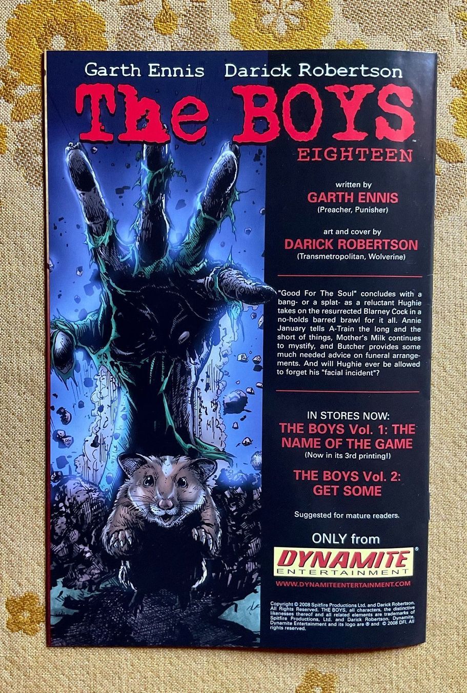 Fumetti: The Boys Heft von 2008 ENGLISCH – Nuovo (secondo la descrizione) da Endingen venduto da nathan05 9