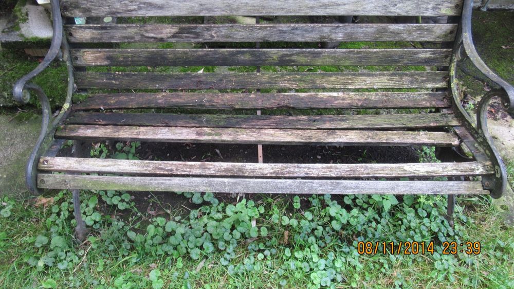 ALTE GARTENBANK MIT GUSSEISEN Kaufen auf Ricardo