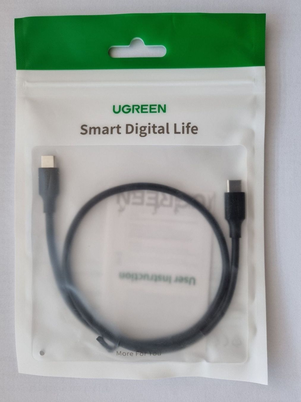 Cavi: USB-C/USB-C Kabel, 60W/3A, schwarz, 50cm – Nuovo e nell'imballaggio originale da Sursee venduto da thjentzsch 4