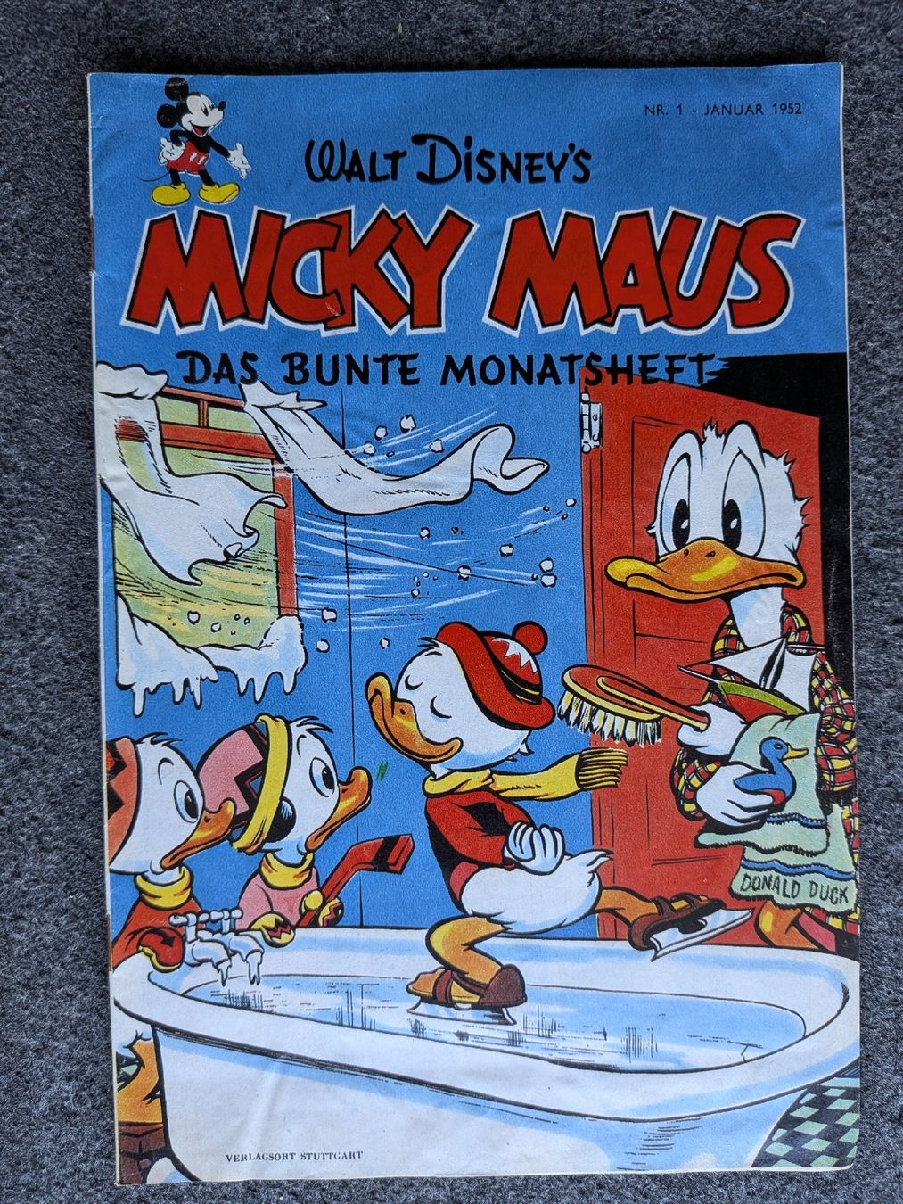 BD: Micky Maus Monatsheft Nr 1 - 1952 – D'occasion à Münchenwiler par Spix01