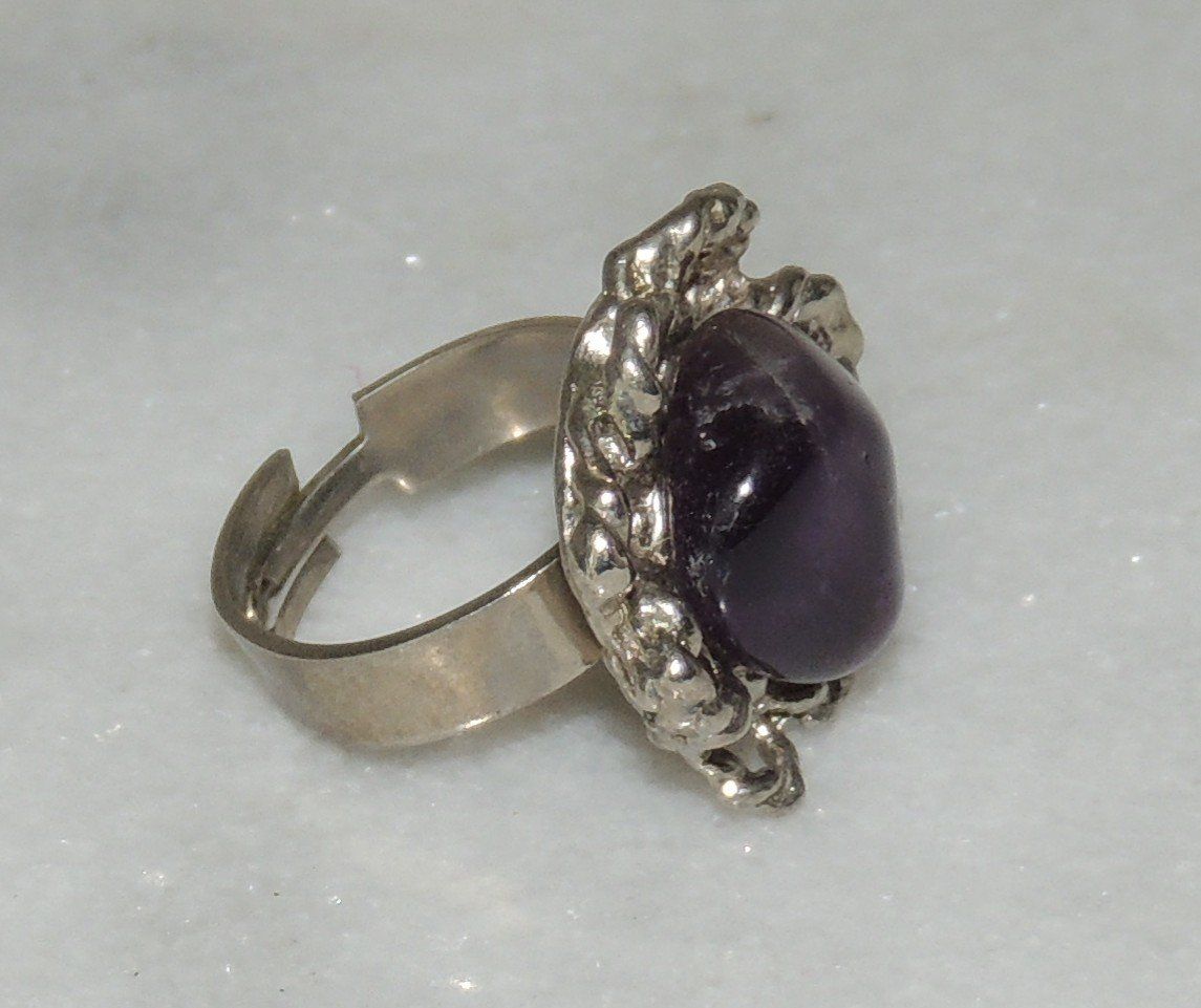 Ringe: SCHÖNER RING "AMETHYST" SILBER OFFENE WEITE – Neu (gemäss Beschreibung) aus Au ZH von FashionConsultant 1