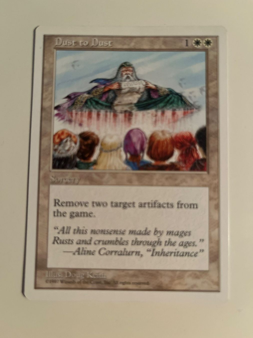 Magic The Gathering Carte collezionabili: 1 x Dust to Dust - Magic: The Gathering - MtG – Usato da Kriens venduto da Shadi1980