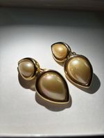 Christian Dior Ohrclips, Vintage, Perlen-Look