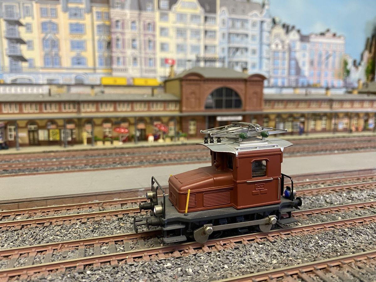 Hag Modellini di ferrovie: HAG 131 Rangierlok Te 101 H0 – Usato da Glattpark (Opfikon) venduto da anywaya23