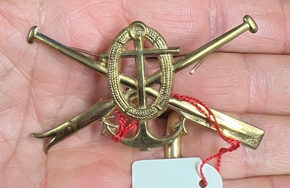 INSIGNE ANCIEN SKI SWISS EMAILLE julier hospiz SUISSE EUR 34,99