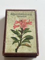 Alpenblumen Quartett Kartenspiel O.M. (S37)