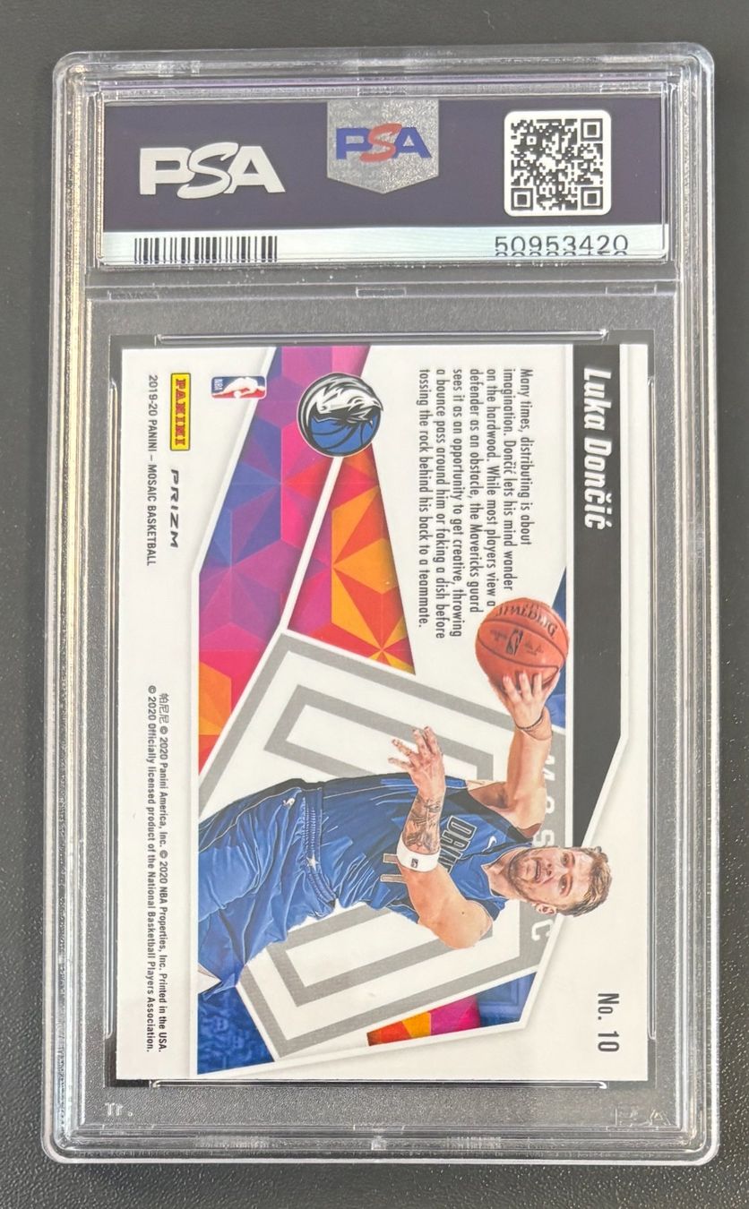 Cartoline: NBA Luka Doncic 2019 2nd Year Mosaic Parallel Insert PSA 10 – Nuovo (secondo la descrizione) da Muri b. Bern venduto da winningloser 1