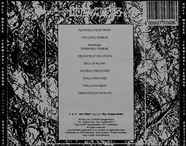 CD: Holy moses - Terminal... – Usato da St-Cergue venduto da VeganWarrior 1