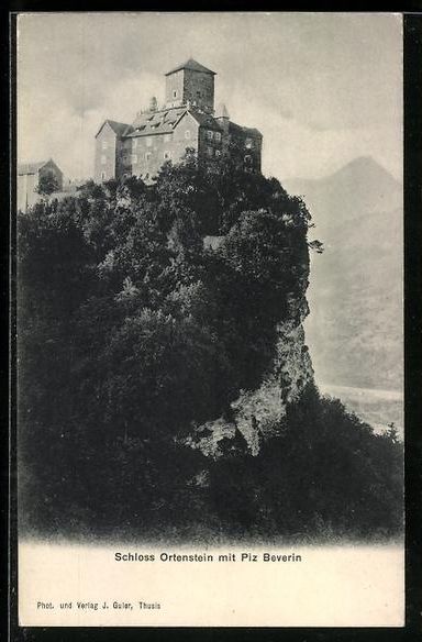 Cartoline postali: Ortenstein, Aussenansicht des Schlosses  – Usato da Berlin venduto da bartko-reher