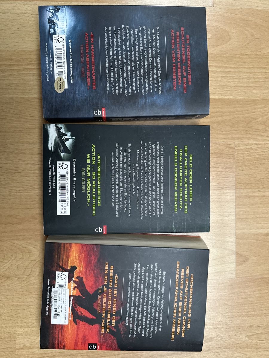 Libri: Body Guard Bücher – Usato da Mörigen venduto da Brassia 2