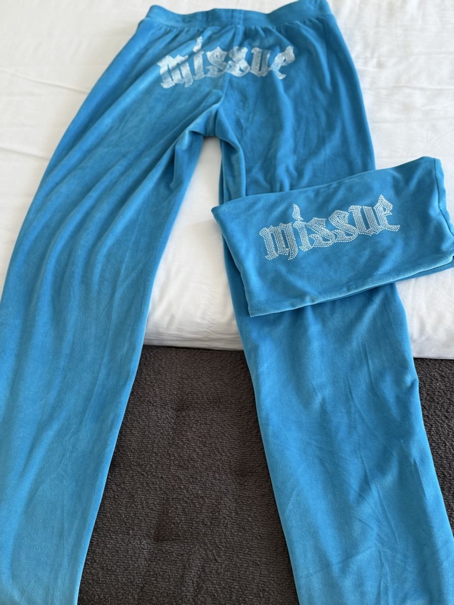 Jumpsuits: Velvet tracksuit blue size S – Neuf (Voir description) à Winterthur par adriana_1000 1