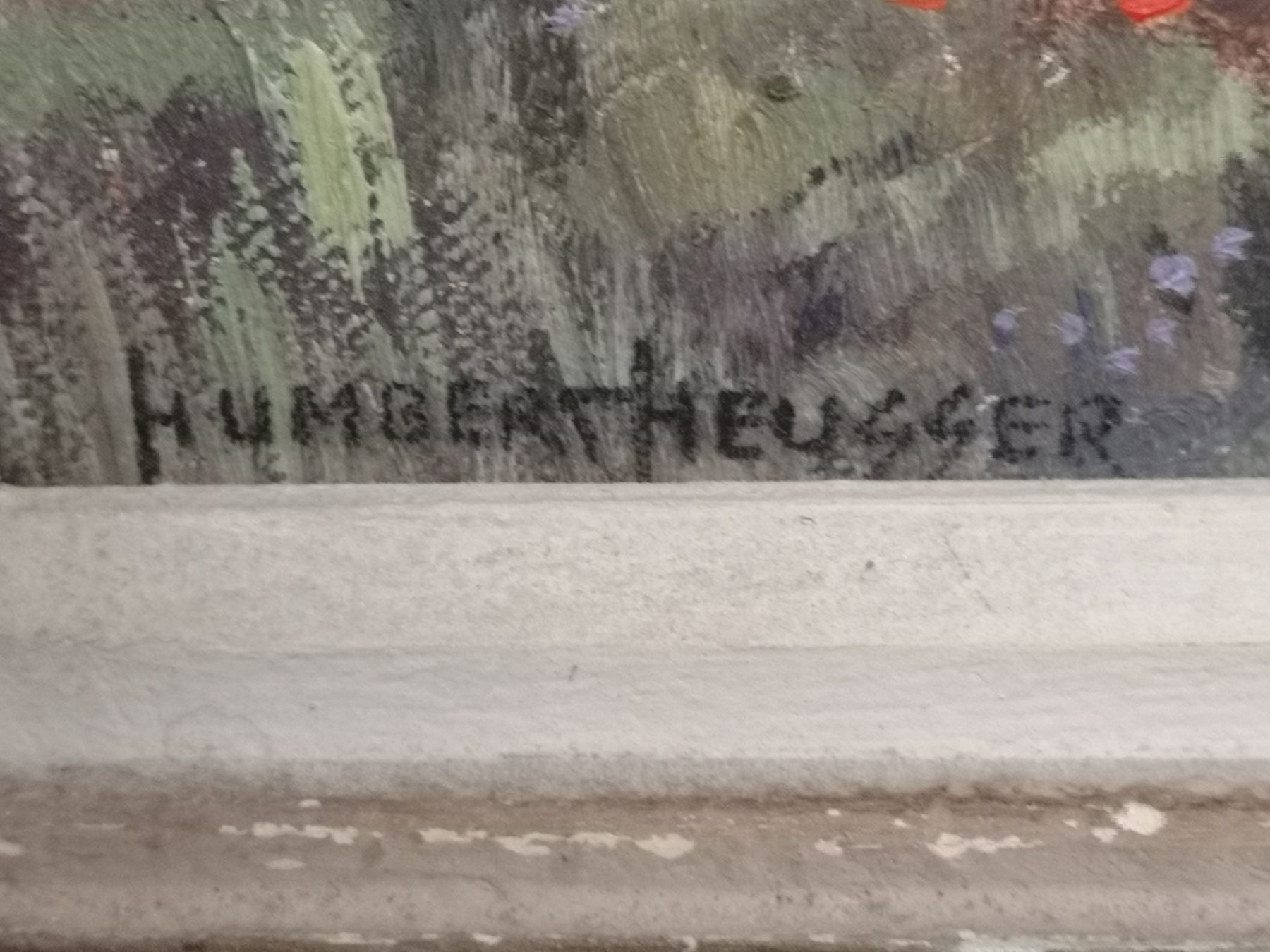Gemälde: HUMBERT HEUSSER vue de RAPPERSWILL – Gebraucht aus Genève von Qanil77 3