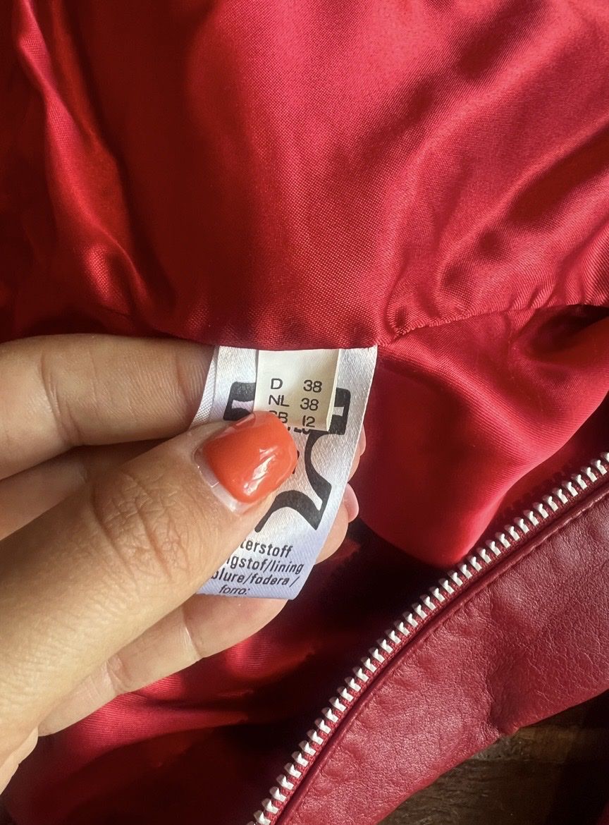 Jacken: Rote Ledederjacke – Gebraucht aus Zürich von lea_8ks7 3