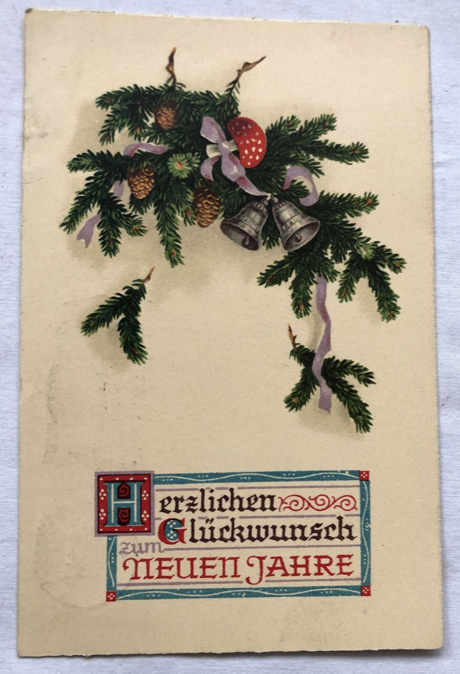 Cartoline postali: Neujahrespostkarte - DR - 1937 – Usato da Schaffhausen venduto da durruti