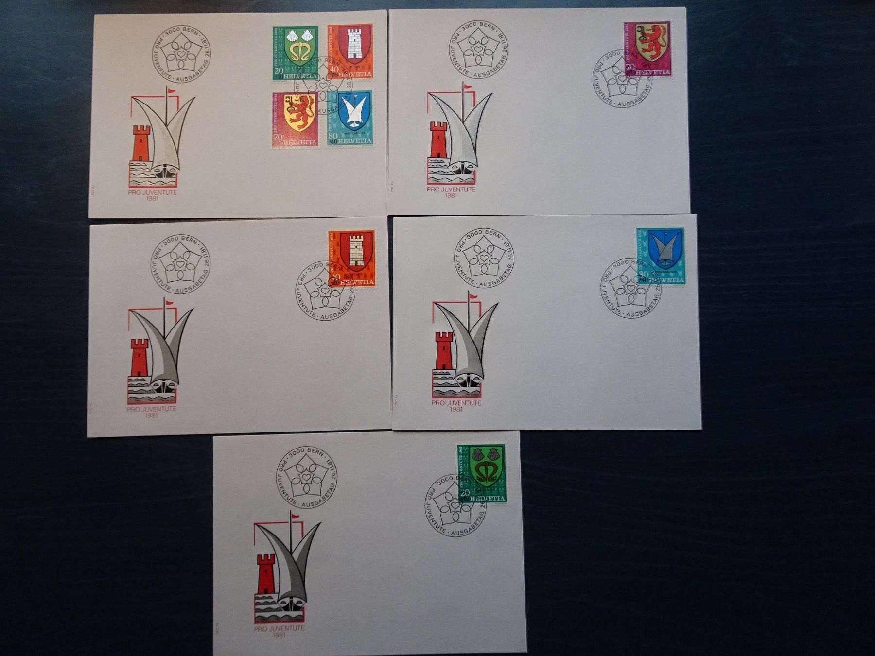 Alle Briefmarken: PJ 1981 – Neu (gemäss Beschreibung) aus Aadorf von Chnorli-Furz