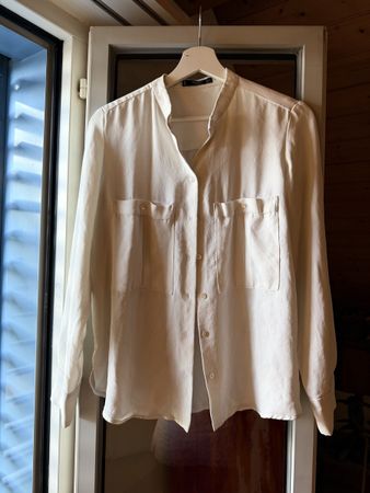 Mango Basics Bluse weiss