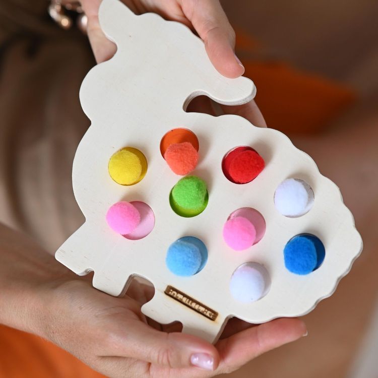 Intellectiki® Montessori Steckspiel FARBEN LERNEN (Neu und ...