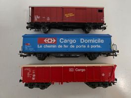 Märklin 3 wagons dès 1.-fr