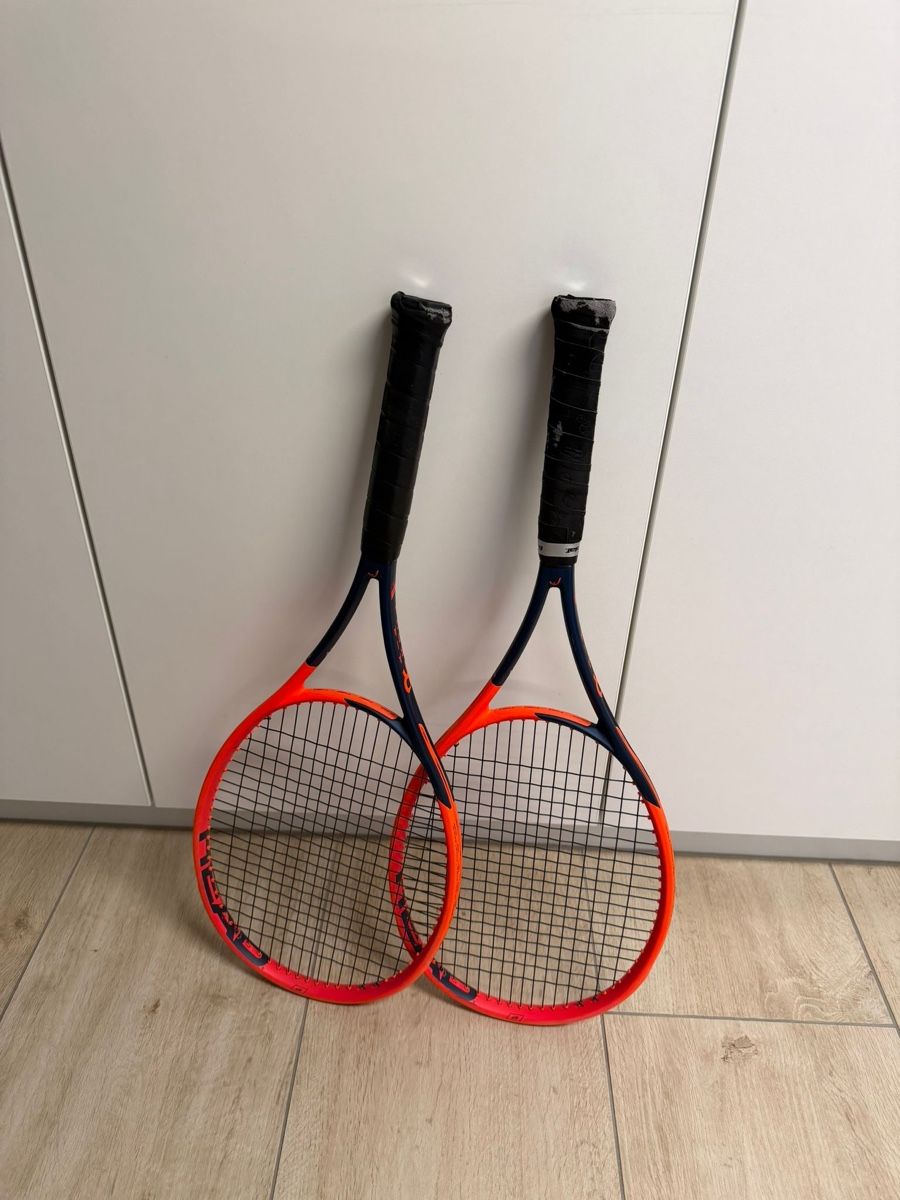 Head Racchette: 2x Head Tennis Schläger – Usato da Humlikon venduto da Markenmaus