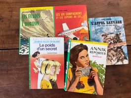 Lot de 5 livres Jeunesse Bibliothèque Verte