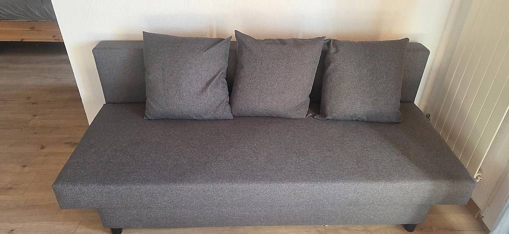 Divani: 3er-Bettsofa, Knisa graubeige – Usato da Bützberg venduto da Gandalf_02 3
