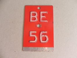 Velonummer Velo Rad BE 56 Bern 1956 Nummer Geschenk
