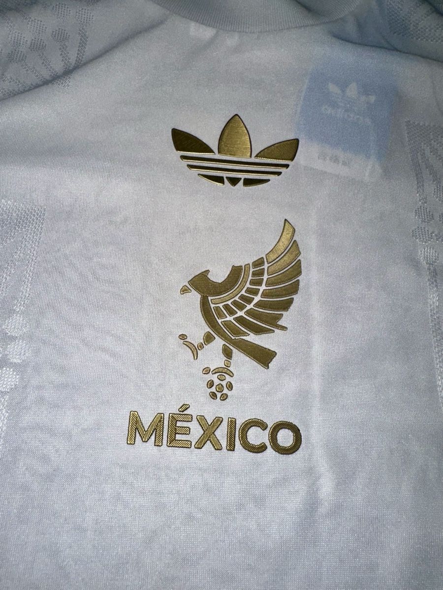 Adidas Canottiere & Pantaloni: Mexiko Trikot Weiss Gold Gr. XXL – Nuovo (secondo la descrizione) da Bern venduto da rub_8mhx 8