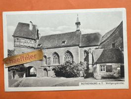 Alte Ansichtskarte Rothenburg o.T. Wolfgangskirche Top!