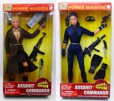 2 ELITE TEAM ASSAULT COMMANDO FORCES 1/6 SEXY DOLL M&C 1999