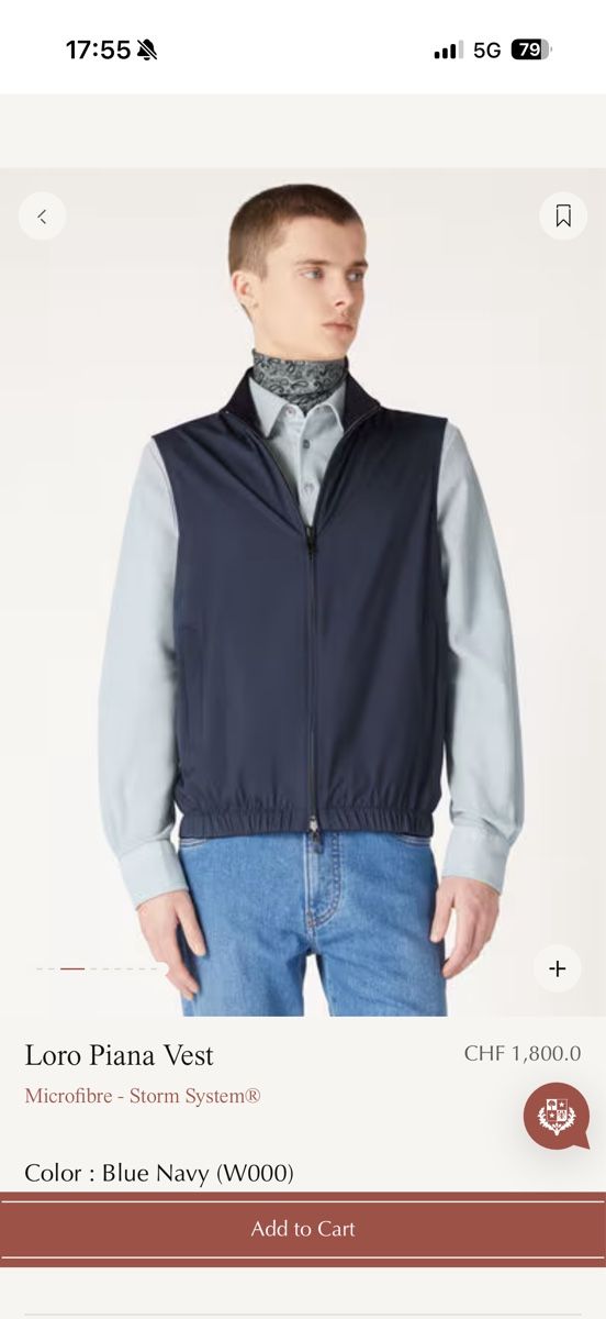 Loro Piana Gilets: Reversible Loro Piana vest – D'occasion à Zürich par Lulu1501 2