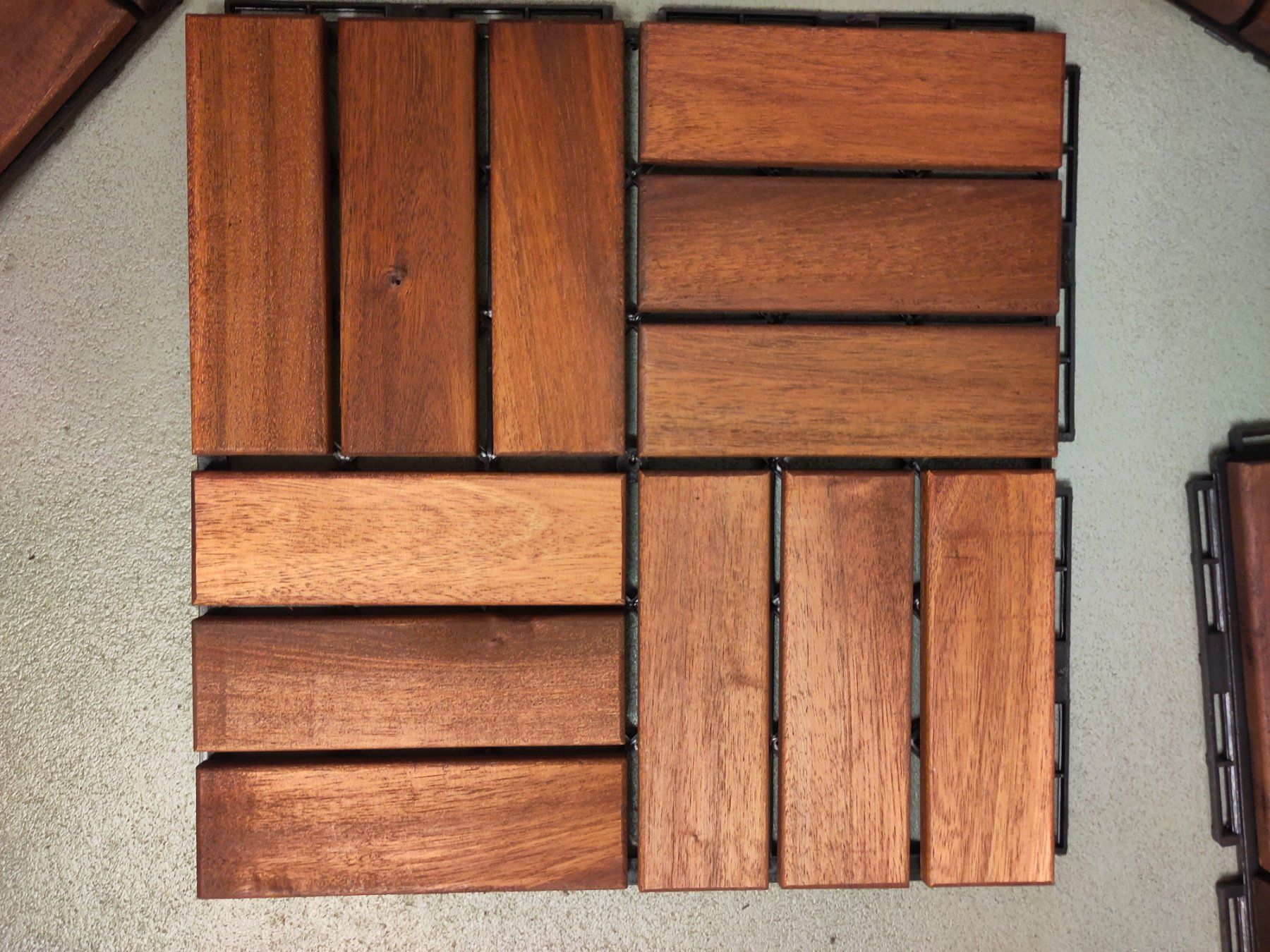 Ikea Rivestimenti per pavimenti: 7 Ikea Holzfliesen neu – Nuovo (secondo la descrizione) da Zürich venduto da babsypsilon 2