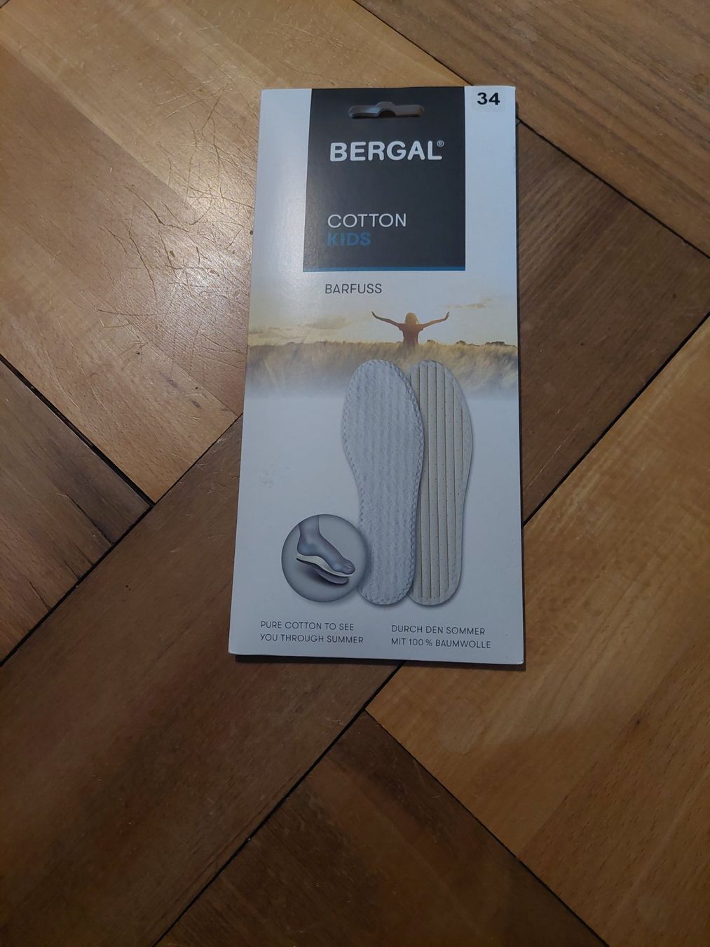 Schuhe für Jungen: Bergal Barfuss Einlegesohle Grösse 34 – Neu und originalverpackt aus Beckenried von Havacola 1