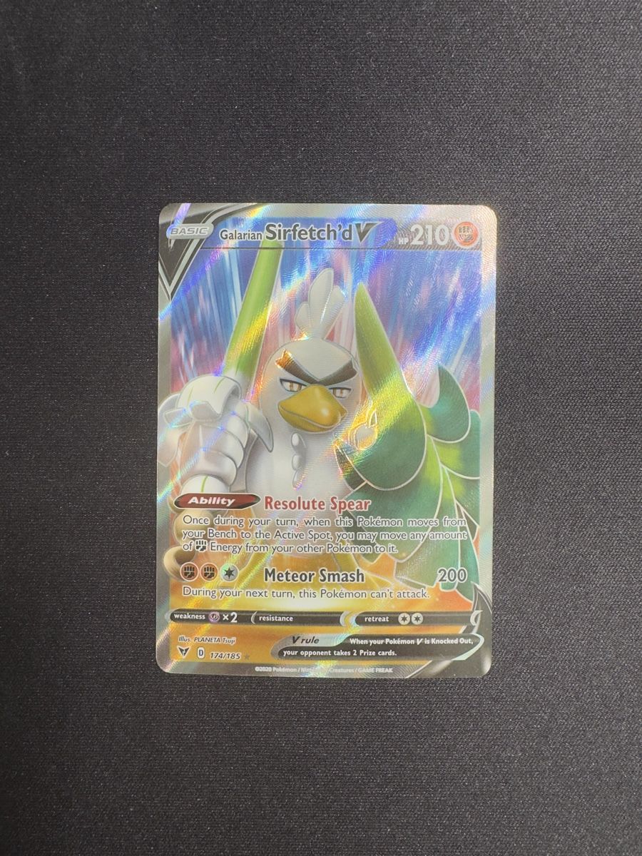 Pokémon Carte collezionabili: Galarian Sirfetch‘d V EN - Near Mint – Nuovo (secondo la descrizione) da Horgen venduto da ric_tz6s