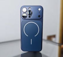 iPhone 18 pro Cuver ultradünne matt blau + Pazerglas