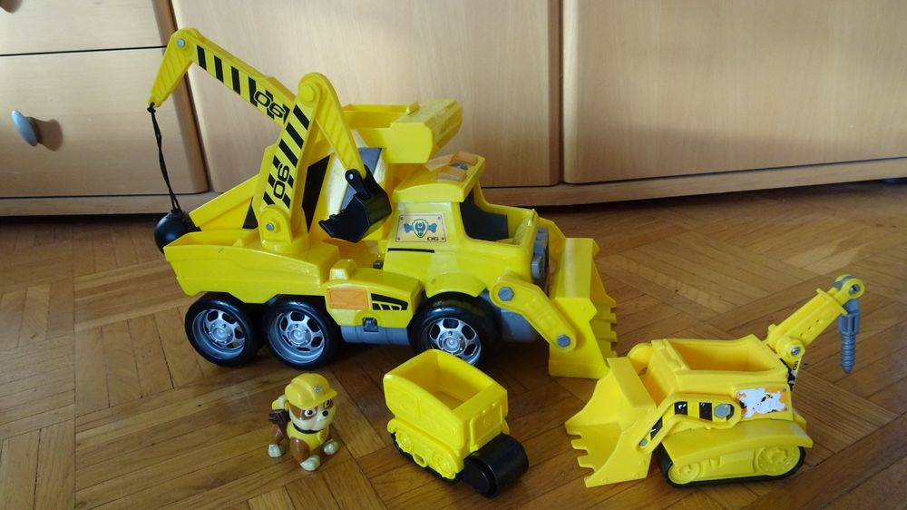 Paw Patrol Rubbles Construction Truck mit 1 Rubbles-Figur (Gebraucht ...