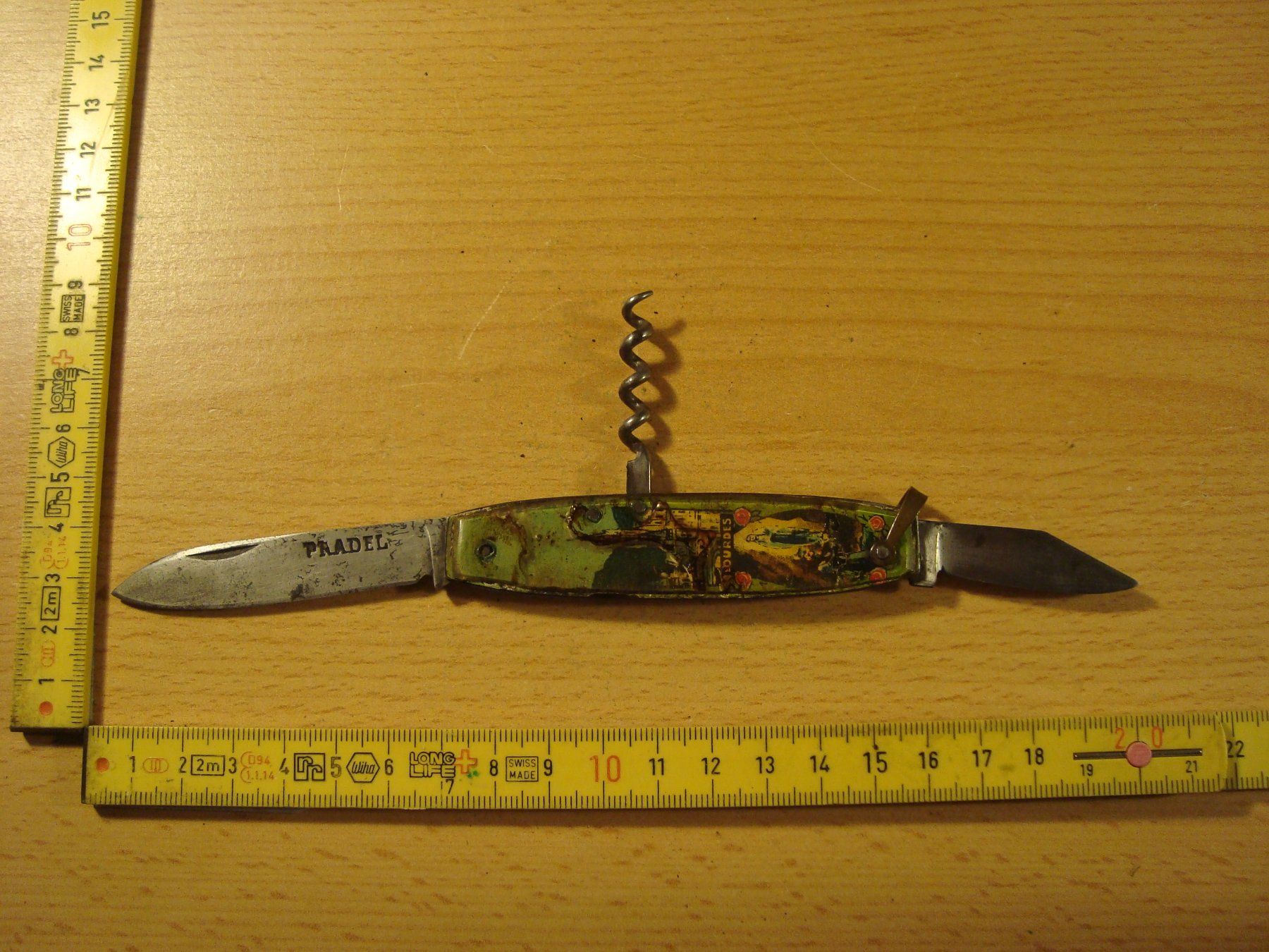 Coltelli tascabile: Antikes Souvenirmesser Lourdes – Usato da Vordemwald venduto da tinumesser