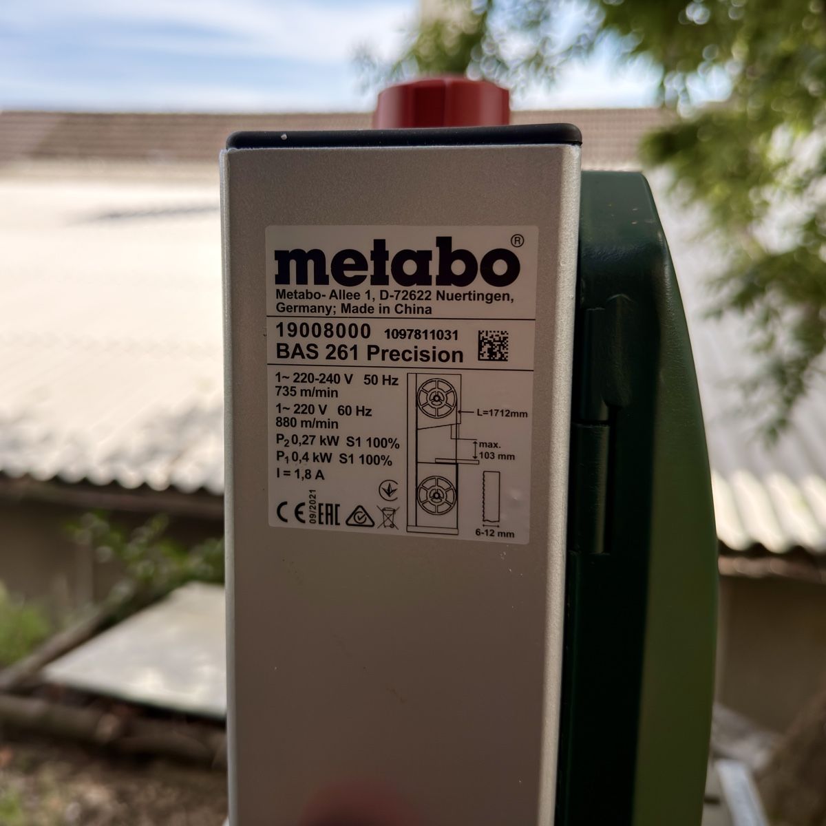 Metabo Sägen: Metabo BAS 261 Precision Bandsaw – Gebraucht aus Strengelbach von kau_yh2m 6